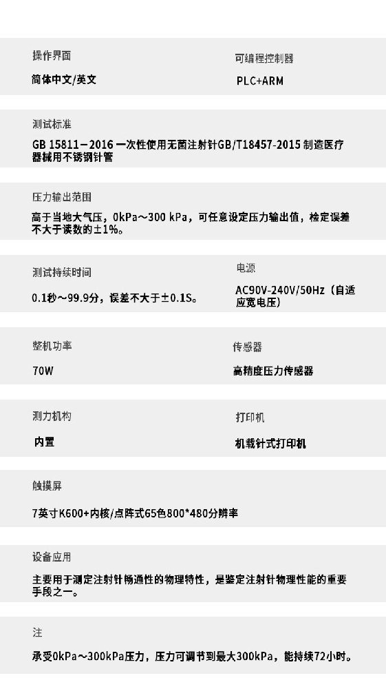 # 無菌高流量注射針韌性分析儀性能深度剖析